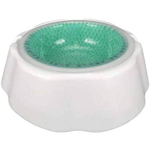 TDL Pet Frosty Bowl - Pet Water Bowl - Frosty Bowl Chilled Pet Water Dish - Keeps Water Cold Up to 8 Hours, 16 Ounces