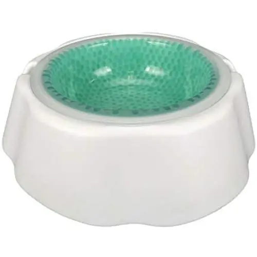 TDL Pet Frosty Bowl - Pet Water Bowl - Frosty Bowl Chilled Pet Water Dish - Keeps Water Cold Up to 8 Hours, 16 Ounces TDL Pet Frosty Bowl - Pet Water Bowl - Frosty Bowl Chilled Pet Water Dish - Keeps Water Cold Up to 8 Hours, 16 Ounces