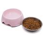 Food-Grade Melamine Base and Stainless Steel Bowl Medium-Size Pet Bowl 700ML,Non-Slip, Food Water Dual-use,Dog cat Bowl