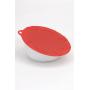 HARIO Cat Food Bowl For Short Haired Cats (Red)