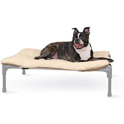 K&H Pet Products Original Pet Cot Microfleece Pad for Elevated Dog Beds (Cot Sold Separately)