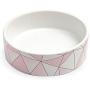 Park Life Designs Large Pet Bowl, Vienna Pattern, 8-1/2 inch Heavyweight Ceramic Dish Stays Put, Microwave and Dishwasher Safe
