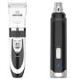 oneisall Low Noise Dog Clippers(White)+2 Speed Dog Nail Grinder…