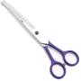LovinPet Pet 7'' Curved Scissor Right/Left-Handed Pet Round-Tip Grooming Stainless Steel Safety Trimming Shears for Dogs and Cats (Easy use Curved Scissor)