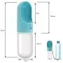 Bloom Pup Portable Dog cat Water Bottle for Hiking Exercise Travel Playing Outdoors, Lightweight pet Travel Water Bottle, Traveling Leak Proof Dog cat Water Dispenser Bloom Pup Portable Dog cat Water Bottle for Hiking Exercise Travel Playing Outdoors, Lightweight pet Travel Water Bottle, Traveling Leak Proof Dog cat Water Dispenser