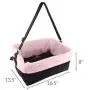 Cozy Boost Premium Quality Dog Booster Seat with Clip On Leash and Collapsible Dish for Small Dogs, Puppies, and Pets Cozy Boost Premium Quality Dog Booster Seat with Clip On Leash and Collapsible Dish for Small Dogs, Puppies, and Pets
