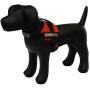 ALBCORP Service Dog Vest Harness - Reflective - Woven Polyester & Nylon,Comfy Mesh Padding, XXS, RED