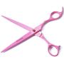 Moontay Professional Dog Grooming Scissors Set, 7 Inch/8 Inch Pet Grooming Scissors Chunkers Shears for Dog, Curved Dog Grooming Scissors, Thinning Shears for Dog with Grooming Comb