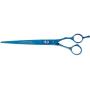 Master Grooming Tools 5200 Blue Titanium Shears — High-Performance Shears for Grooming Dogs - Straight, 7½''