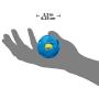 Nerf Dog Bash Ball Dog Toys with Interactive LED, Lightweight, Durable and Water Resistant, 2.5 Inches, for Small/Medium Breeds, Two Pack, Blue and Green (2085)