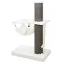 Royal Pet Club Bellaire Cream/Gray Designer Cat Scratching Post Tower, with Oversized Post, Four Corner Hammock, Two Platforms, Sturdy Play Rope, Contemporary Style, 44727 Royal Pet Club Bellaire Cream/Gray Designer Cat Scratching Post Tower, with Oversized Post, Four Corner Hammock, Two Platforms, Sturdy Play Rope, Contemporary Style, 44727
