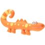 FAMKIT Durable Lizard-Pattern Safe Pet Dog Puppy Grinding Teeth Biting Toy(Yellow)