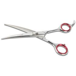 Laazar 7.5” Curved Dog Grooming Scissors with Storage Case| Sharp Pet Groomer Shears for Cats and Dogs | Premium Stainless Steel | Hair Grooming Tools and Supplies for Pets