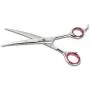 Laazar 7.5” Curved Dog Grooming Scissors with Storage Case| Sharp Pet Groomer Shears for Cats and Dogs | Premium Stainless Steel | Hair Grooming Tools and Supplies for Pets