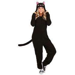 Adult Black Cat Onesie