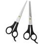 Yeahbudddy Pet Grooming Scissors,Dog Cat Human Hair Shears Made of Japanese Stainless Steel,Straight Thinning Blade,Lightweight, Fashionable and Durable for Professional Groomers and Barber