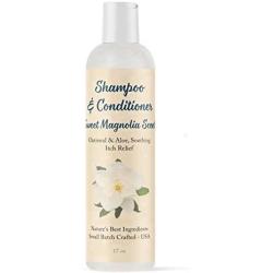 Southern Dog 2-in-1 Shampoo and Conditioner, Hypoallergenic Formula of Oatmeal and Aloe for Soothing Sensitive Skin and Anti-Itch Relief, 17oz