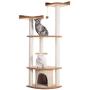 Armarkat 64 in Cat Tree House Condo Furniture - A6402, Chocolate