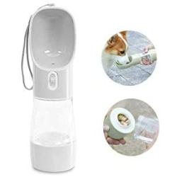 MAOCG Dog Water Bottle for Walking, Multifunctional and Portable Dog Travel Water Dispenser with Food Container,Detachable Design Combo Cup for Drinking and Eating,Suitable for Cats and Puppy