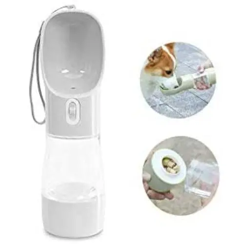 MAOCG Dog Water Bottle for Walking, Multifunctional and Portable Dog Travel Water Dispenser with Food Container,Detachable Design Combo Cup for Drinking and Eating,Suitable for Cats and Puppy MAOCG Dog Water Bottle for Walking, Multifunctional and Portable Dog Travel Water Dispenser with Food Container,Detachable Design Combo Cup for Drinking and Eating,Suitable for Cats and Puppy