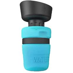 Portable Drinking Cup Dispenser for Pets,Leakproof Pet Water Bottle Foldable Outdoor Travel 18OZ BPA Free Bottle