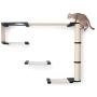 CatastrophiCreations Cat Mod Climb Track Handcrafted Wall Mounted Cat Tree Shelves, English Chestnut/Black, One Size