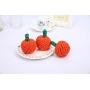 yxnginxs Pet Toy Dog Cotton Rope Orange Molar Tooth Dog Cotton Rope