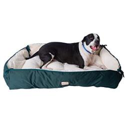 Armarkat Bolstered Pet Bed and Mat, ultra-soft Dog Bed for dogs