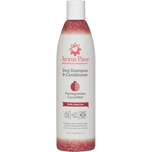Aroma Paws Dog Shampoo – Cleansing Wash, Conditioning, Moisturizing – Toxin Free, Healthy Ingredients – Aromatic Grooming Puppy Shampoo – Tearless Cleaner, Pomegranate Cucumber Aroma Paws Dog Shampoo – Cleansing Wash, Conditioning, Moisturizing – Toxin Free, Healthy Ingredients – Aromatic Grooming Puppy Shampoo – Tearless Cleaner, Pomegranate Cucumber