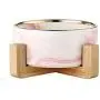 Cat Ceramic Bowl Pet Solid Wooden Frame Cat Drink Water Bowl Dog Food Basin Dog Bowl Ragdoll Food Bowl Cat Supplies (Pink) Cat Ceramic Bowl Pet Solid Wooden Frame Cat Drink Water Bowl Dog Food Basin Dog Bowl Ragdoll Food Bowl Cat Supplies (Pink)
