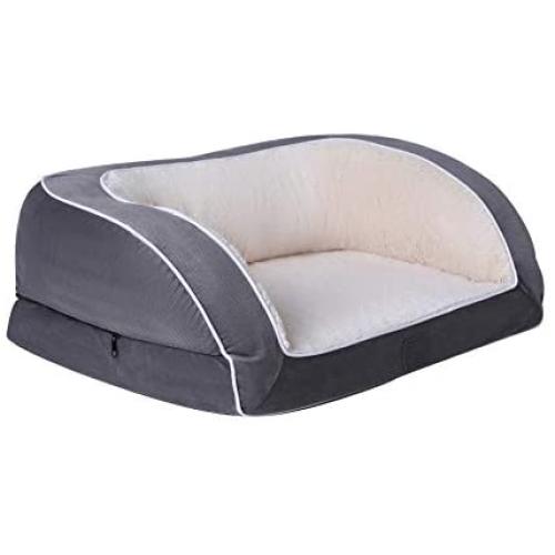 BinetGo Dog Sofa Dog Bed for Dog Small, Medium and Large Dogs Orthopedic Dog Beds with Plush Foam Mattress Joint Relief Washable & Removable Cover