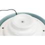 Royal Pet Club Drinking Fountain Vital Falls, Ceramic, 1.5 L/Ø 22 x 13 cm, Petrol/White, 2.29 kg