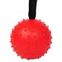 XIHONGSHIR Dog Rubber Balls Chew Toy, Dog Toy Balls with Rope, Pet Healthy and IQ Balls, Environmental Soft Rubber Non Toxic, Teeth Cleaning, Purple (2 Pack),Red,5cm