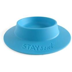 STAYbowl Tip-Proof Bowl for Guinea Pigs and Other Small Pets - Sky Blue - Large 3/4 Cup Size New