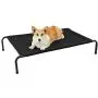 Veehoo Cooling Elevated Dog Bed with Curved Poles, Raised Pet Cot for Large Medium Small Dogs, Durable & Breathable Textilene Mesh Mat, Nonskid Feet, Indoor or Outdoor Use Veehoo Cooling Elevated Dog Bed with Curved Poles, Raised Pet Cot for Large Medium Small Dogs, Durable & Breathable Textilene Mesh Mat, Nonskid Feet, Indoor or Outdoor Use
