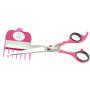 Scaredy Cut Silent Pet Clipper in Pink with a Scissor Sharpener