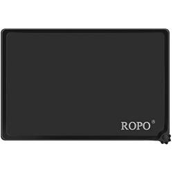 ROPO Dog and cat Food mat, pet Feeding mat, Silicone Dog and cat pet Feeding mat, pet Bowl mat