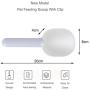 Hkapps Long Handle Pet Food Scoop with Clip for Dog Bowls Muti-Function Bowls for Cats/Puppies and Small Dogs. Measuring Scoop-Pet Food Scoop -1 Cup Measuring Scoop for 100g