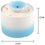 GZL Pet Waterer with Water Level Window, 4-Fold Purifier Filter, Ultra-Quiet Ceramic Waterfall Fancy Fountain, Automatic Drinking Fountain for Cats and Dogs