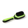 Hcpet Dog & Cat Brush Pet Grooming - Self Cleaning Slicker Brush, Pet Brush for Shedding and Deshedding Tool – Your Dog or Cat Will Love Being Brushed with The Grooming Brush – Gently Removes Loose Undercoat (Green-Comb)