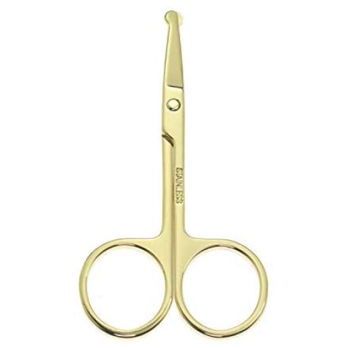 Yutoner 3.5 Inch Silent Pet Grooming Tiny Safety Scissors for Cats & Dogs - Quiet Alternative to Electric Clippers for Sensitive Pets