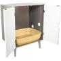 Penn-Plax Cat Walk Furniture: Contemporary Home Cat Litter Hide-Away Cabinet