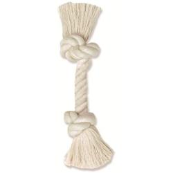 Flossy Chews 100-Percent Cotton White Rope Bone, Small, 9-Inch