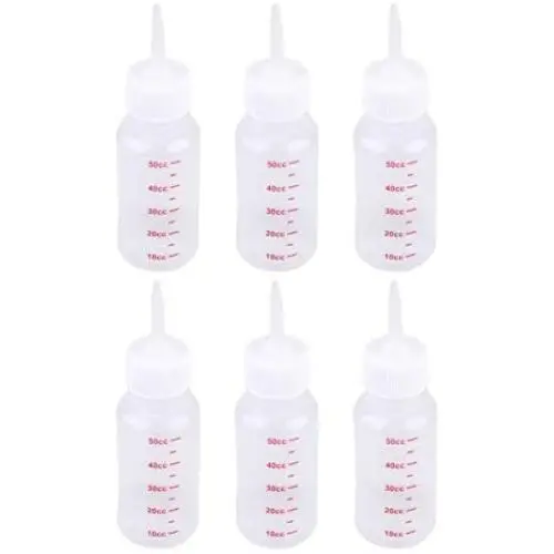 Balacoo Pet Nursing Bottles - Newborn Animals Feeding Bottle Kit 50ml Water Milk Feeder for Puppy Kitten Lambs 6pcs (Pointed Nipple) Balacoo Pet Nursing Bottles - Newborn Animals Feeding Bottle Kit 50ml Water Milk Feeder for Puppy Kitten Lambs 6pcs (Pointed Nipple)