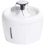 THMY Ultra Silent Cat Water Fountain,2.5L Automatic Pet Water Dispenser,Cat Drinking Fountain Pet Dispenser with Water Level Window,Quadruple Filtering