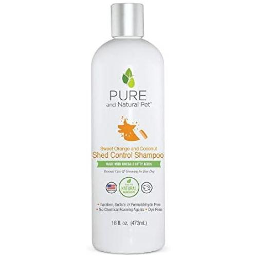 Pure and Natural Pet - Shed Control Shampoo Sweet Orange and Coconut 16 oz,PN223