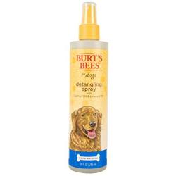 Burts Bees for Pets Dogs Natural Detangling Spray with Lemon & Linseed | Dog & Puppy Fur Detangler, 10 Ounces, 2 Pack