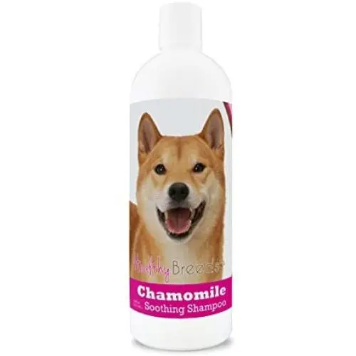 Healthy Breeds Chamomile Dog Shampoo & Conditioner with Oatmeal & Aloe for Shiba Inu - OVER 200 BREEDS - 8 oz - Gentle for Dry Itchy Skin - Safe with Flea and Tick Topicals
