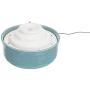 Royal Pet Club Drinking Fountain Vital Falls, Ceramic, 1.5 L/Ø 22 x 13 cm, Petrol/White, 2.29 kg