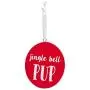Pearhead Pet Jingle Bell Pup Photo Ornament, Red Pearhead Pet Jingle Bell Pup Photo Ornament, Red